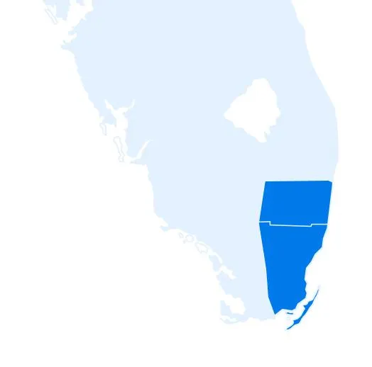 Service area map