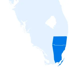 Service area map